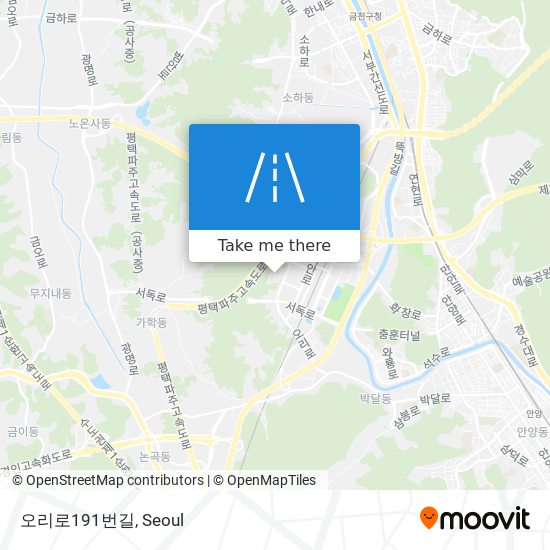 오리로191번길 map