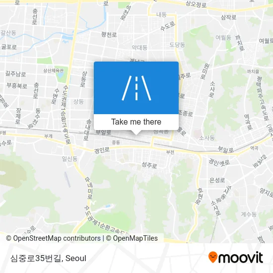 심중로35번길 map