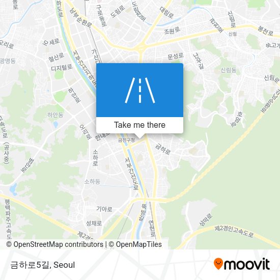 금하로5길 map