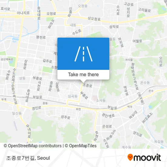 조종로7번길 map