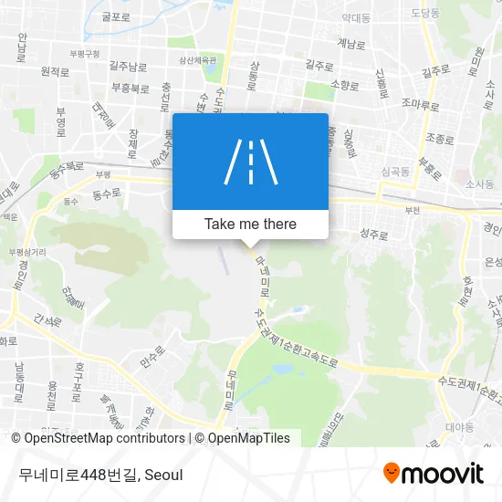 무네미로448번길 map