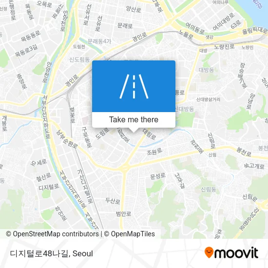 디지털로48나길 map