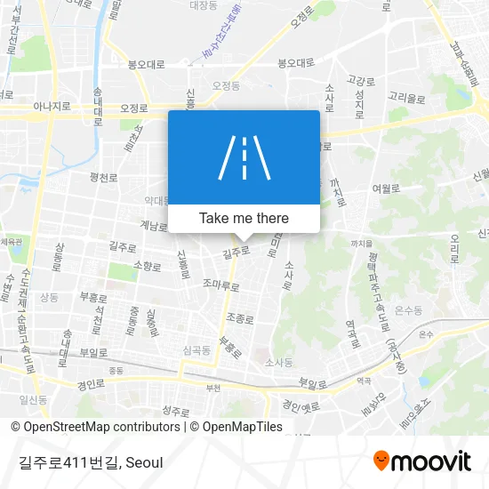 길주로411번길 map