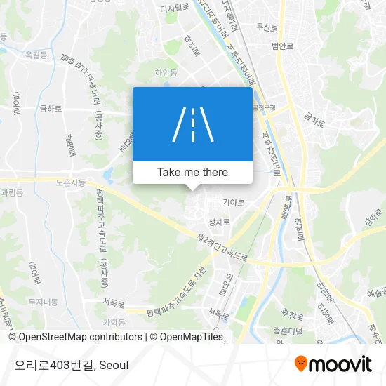 오리로403번길 map
