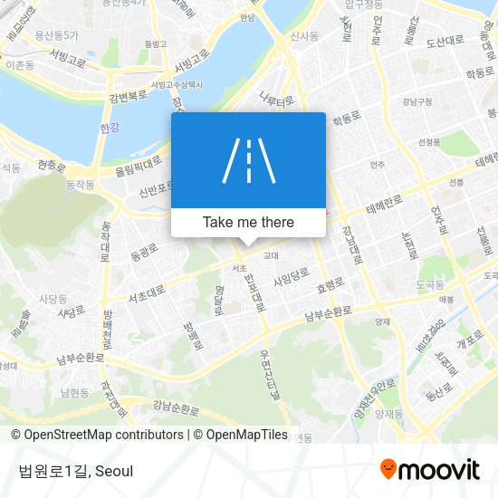 법원로1길 map