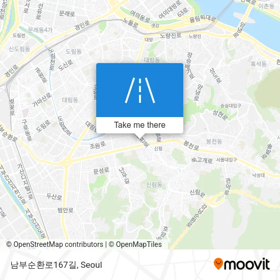 남부순환로167길 map