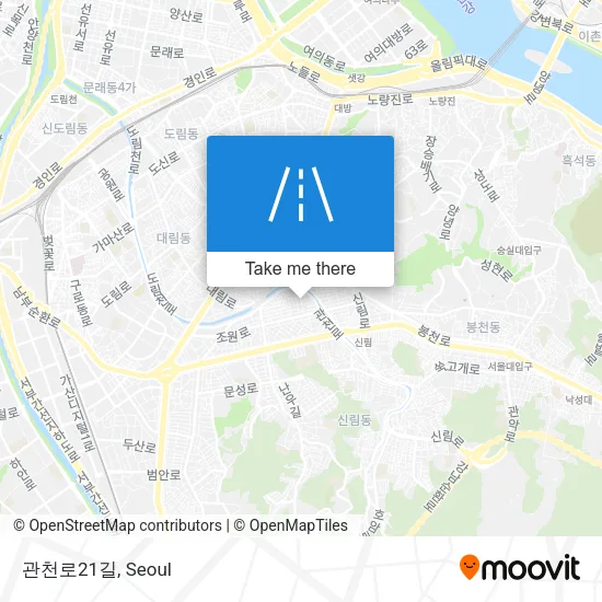 관천로21길 map