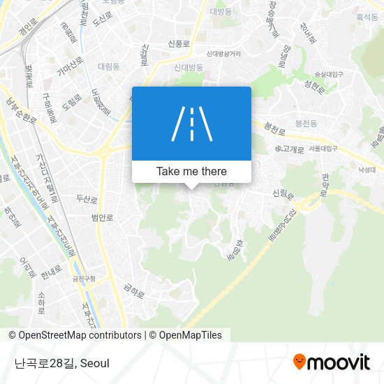난곡로28길 map