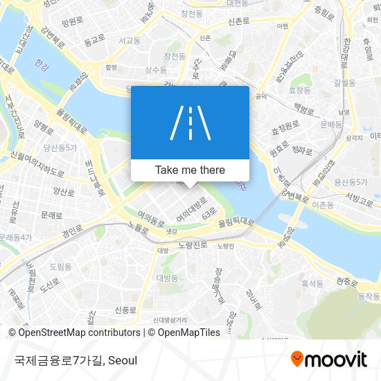 국제금융로7가길 map