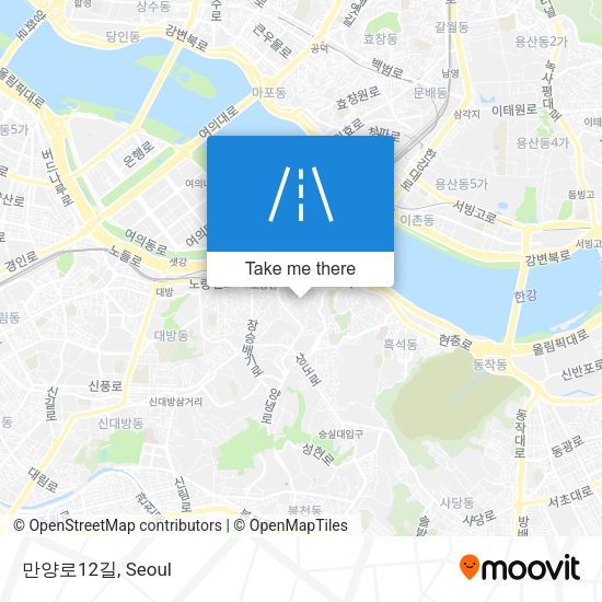만양로12길 map