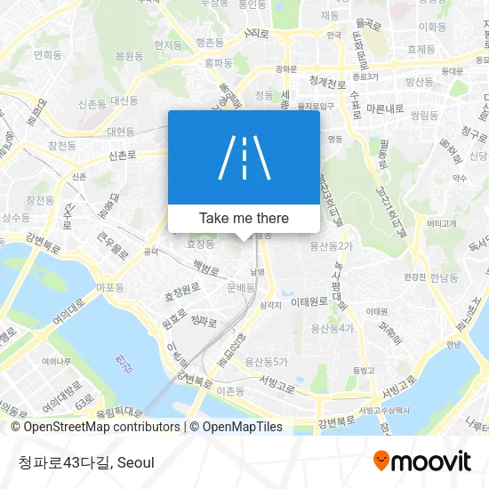 청파로43다길 map
