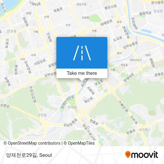 양재천로29길 map