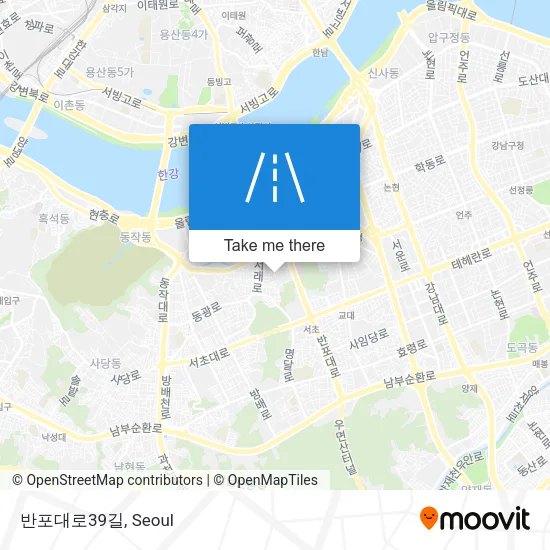 반포대로39길 map