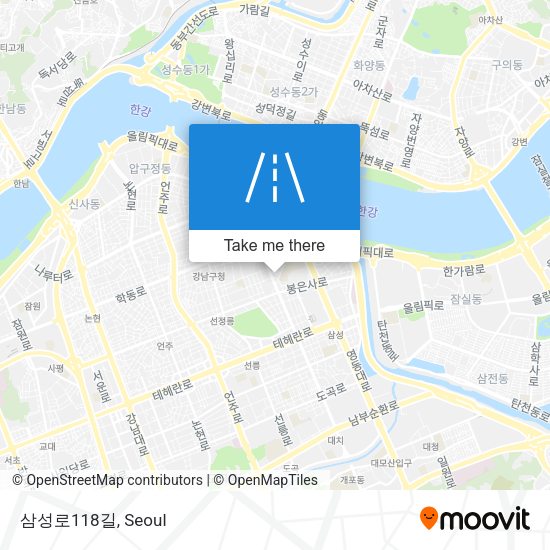 삼성로118길 map