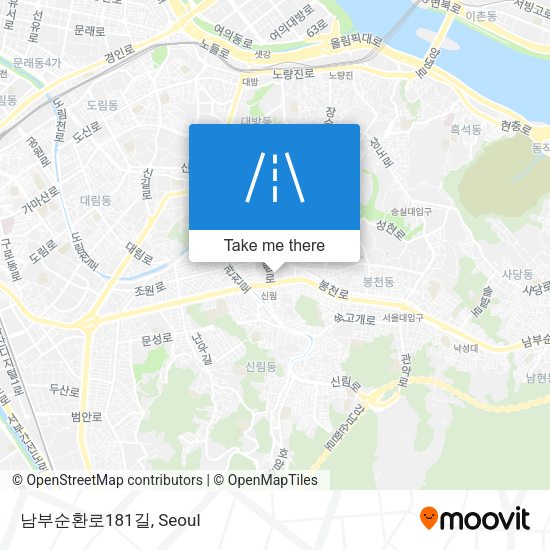 남부순환로181길 map