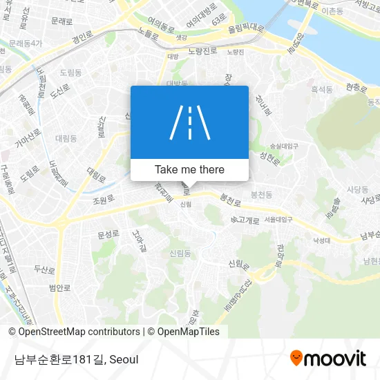 남부순환로181길 map