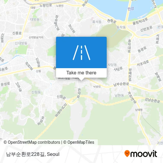 남부순환로228길 map
