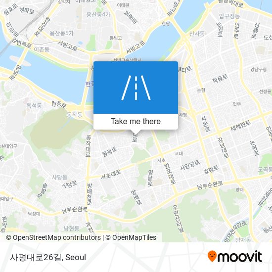 사평대로26길 map