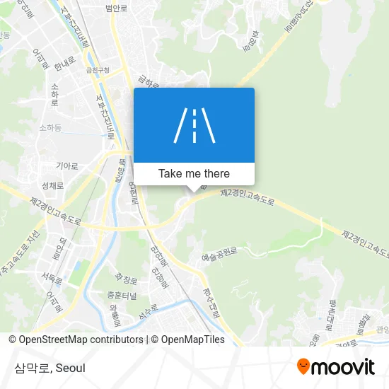 삼막로 map