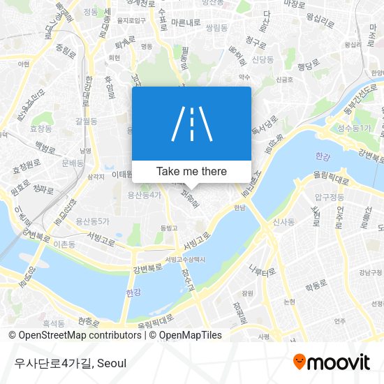 우사단로4가길 map