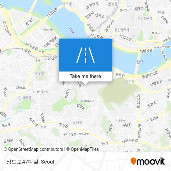 상도로47다길 map