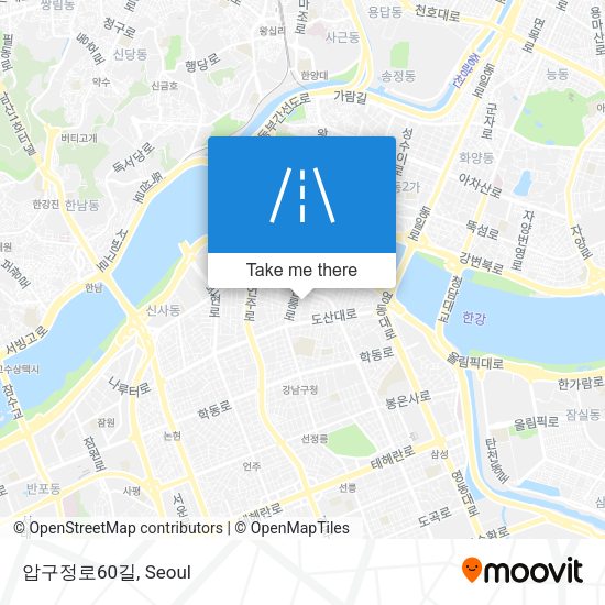 압구정로60길 map