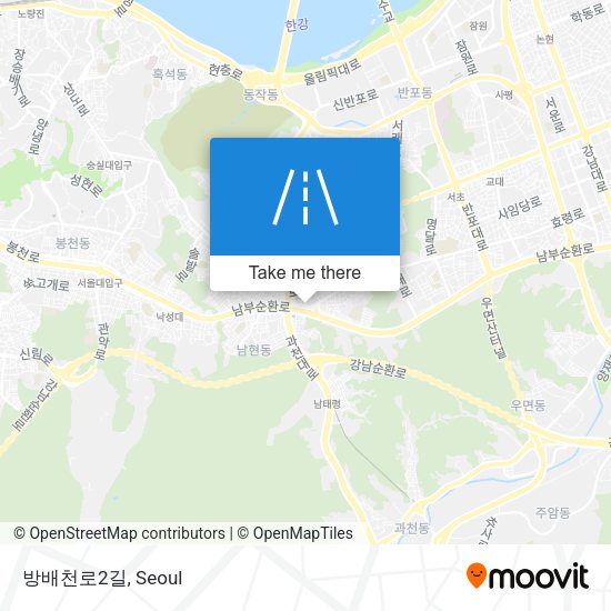 방배천로2길 map