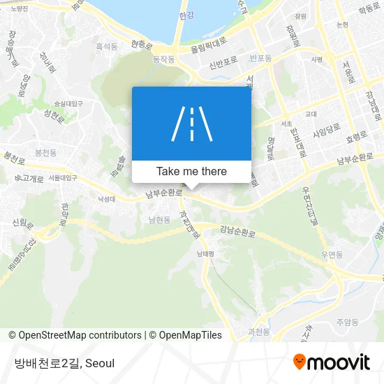 방배천로2길 map