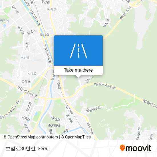 호암로30번길 map