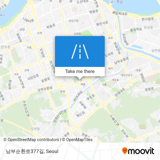 남부순환로377길 map