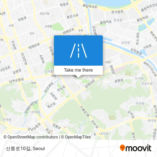 선릉로10길 map