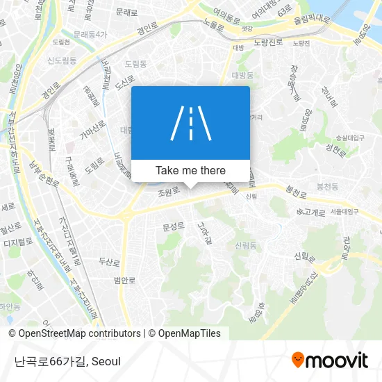 난곡로66가길 map