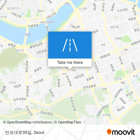 반포대로30길 map