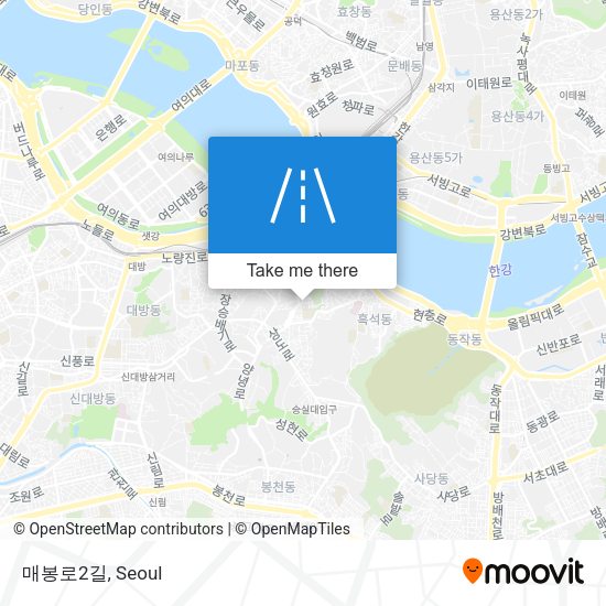 매봉로2길 map
