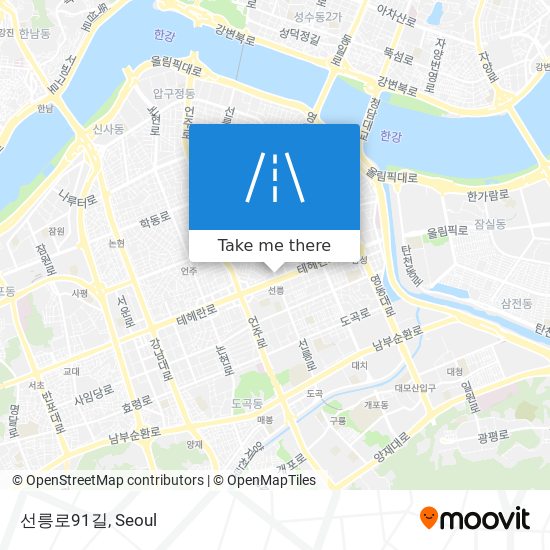 선릉로91길 map