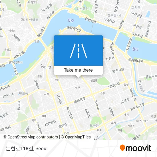 논현로118길 map