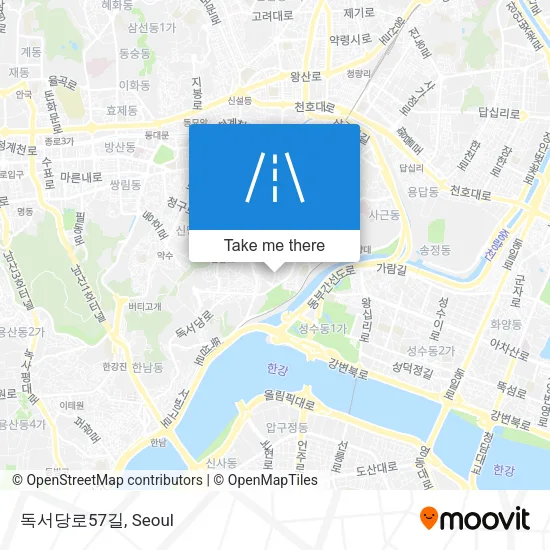 독서당로57길 map