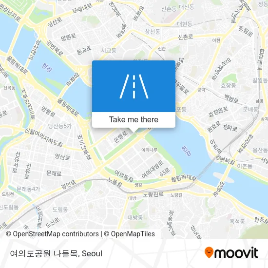 여의도공원 나들목 map