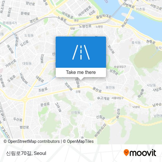 신림로70길 map