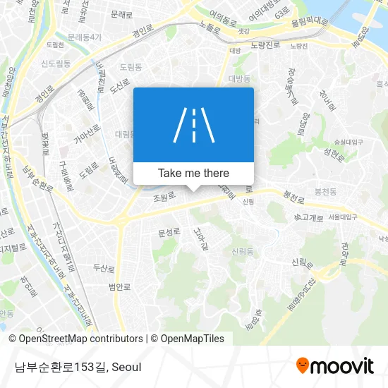 남부순환로153길 map