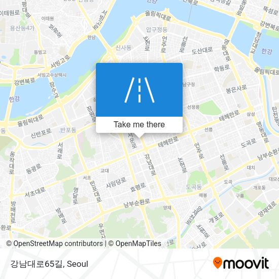 강남대로65길 map