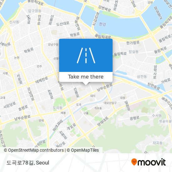 도곡로78길 map