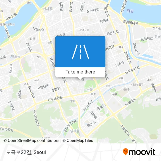 도곡로22길 map