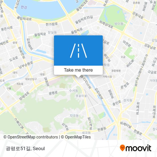 광평로51길 map