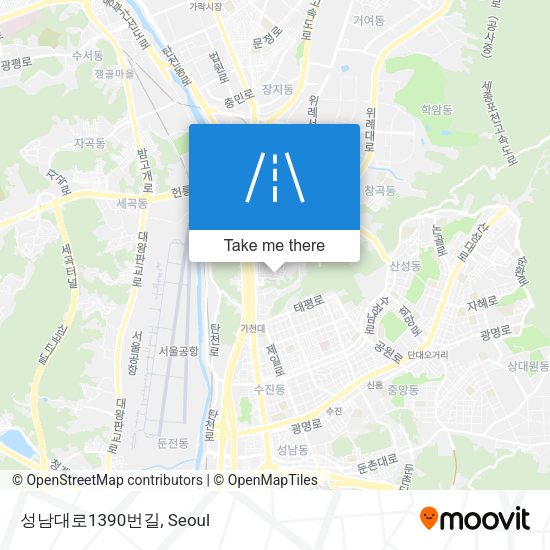 성남대로1390번길 map