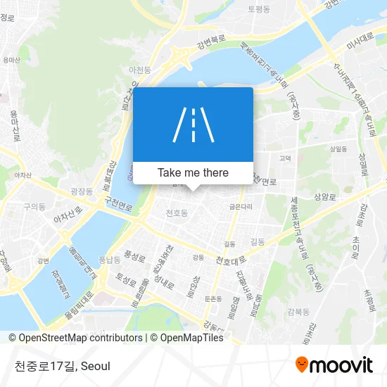 천중로17길 map