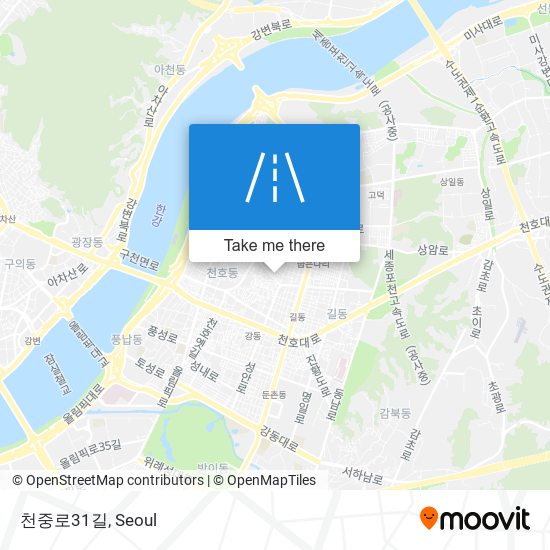 천중로31길 map