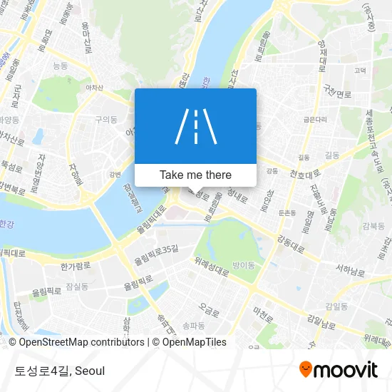 토성로4길 map