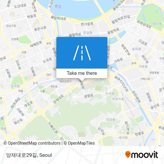 양재대로29길 map