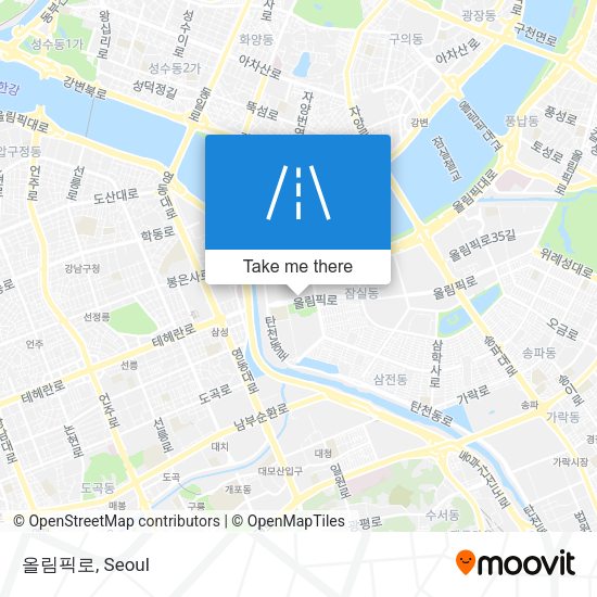 올림픽로 map